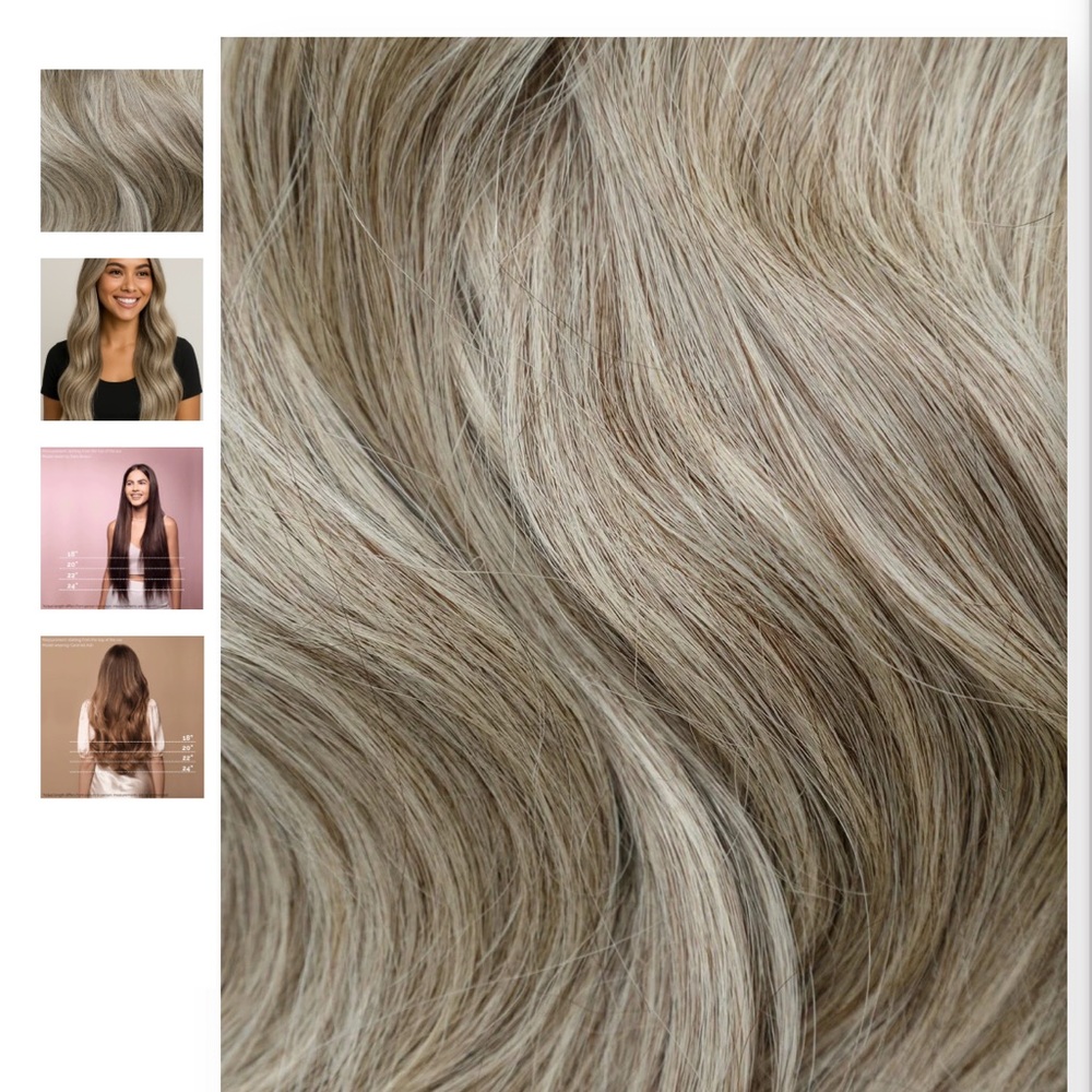 Bombay Hair 22inch Espresso Blend clip in extensions